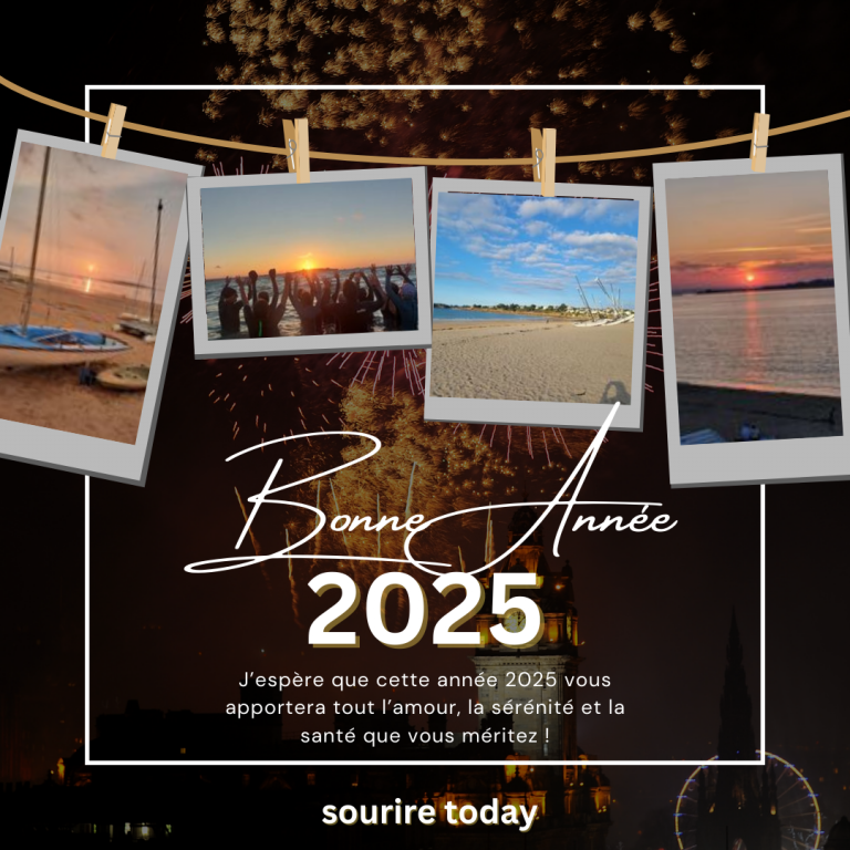bonne année avec sourire today