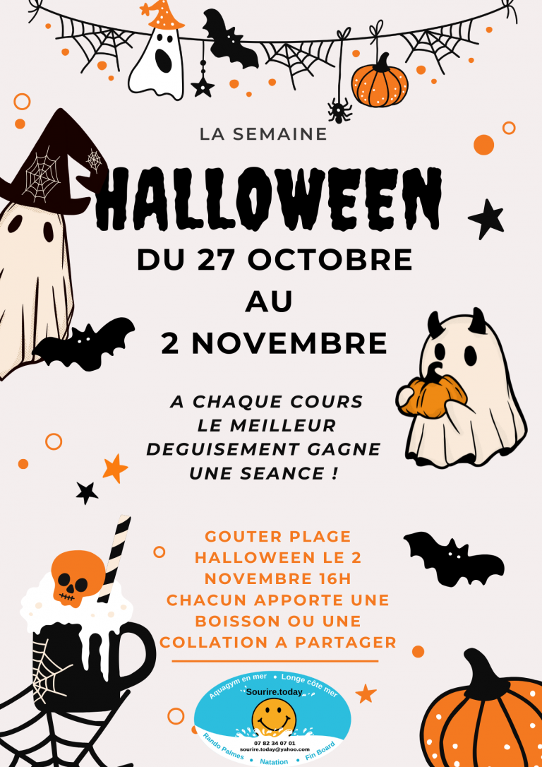 La semaine d'Halloween 9 Orange Black Illustrative Halloween Party Invitation Flyer