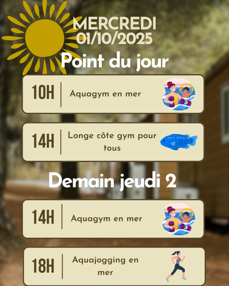 Publication Instagram Programme du jour Simple Minimal Beige Marron