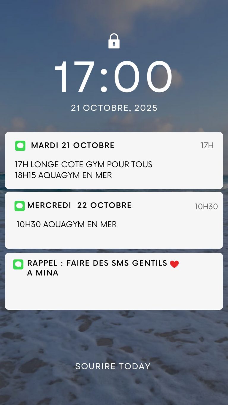 Point du jour mardi 21 octobre 3 Video Reels Instagram citation motivation notification rappel