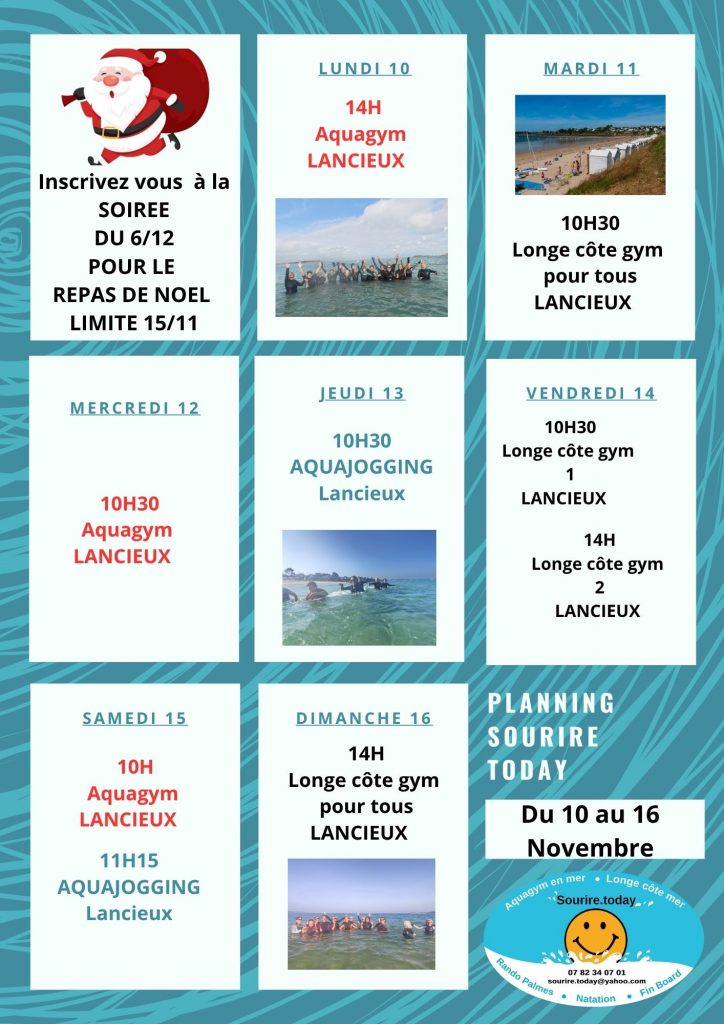 Copie de Copie de Copie de Bleu Vague Motif Hebdomadaire Calendrier Planning 4