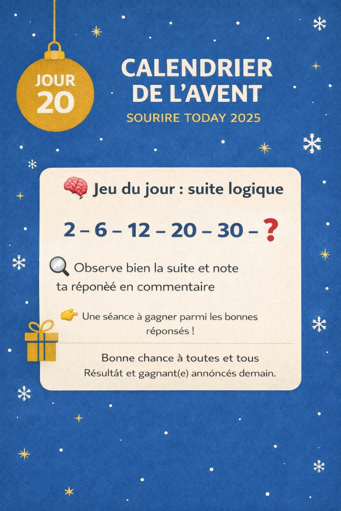CALENDRIER DE L’AVENT – JOUR 20 Sourire.Today 2025 1 file 00000000fb7071f78c24ac82dfbbe72e8689563547507028967