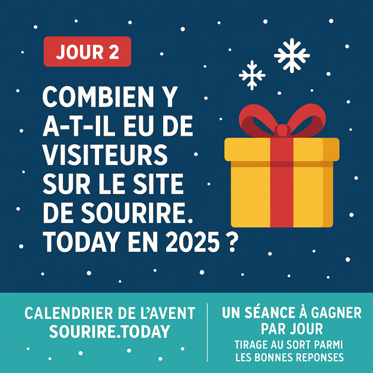 Jeu de l'avent sourire jour 2 3 jour 2