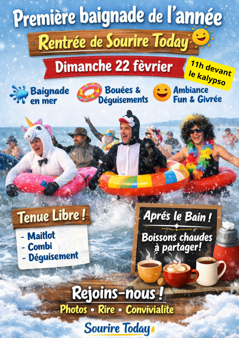 22 février, notez la date ! 2 11h devant le kalypso